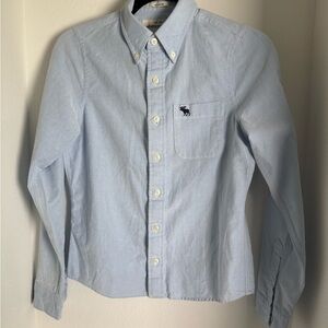 Abercrombie & Fitch kids Sky Blue Casual Shirt size xl